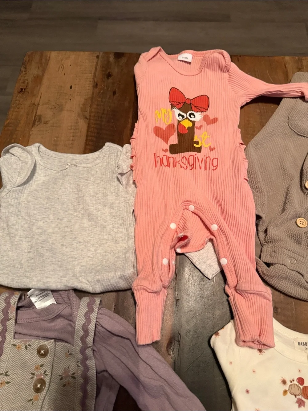 3-6 month baby girls fall clothes lot!
